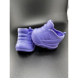 Cabbage Patch Kids Doll Vtg Purple Designer Line Transitional Rubber Shoes